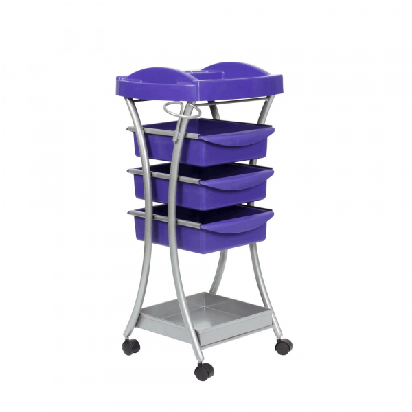 Распродажа Тележка парикмахерская М-08, фиолетовый