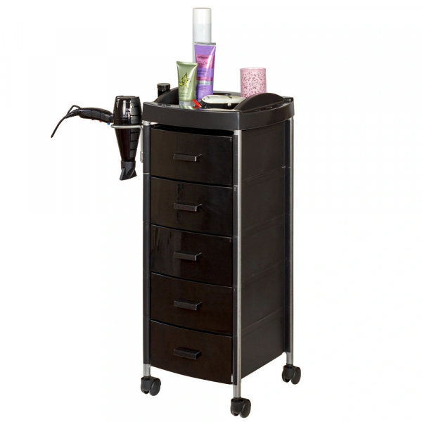 Тележка парикмахерская Глорис-03, черный