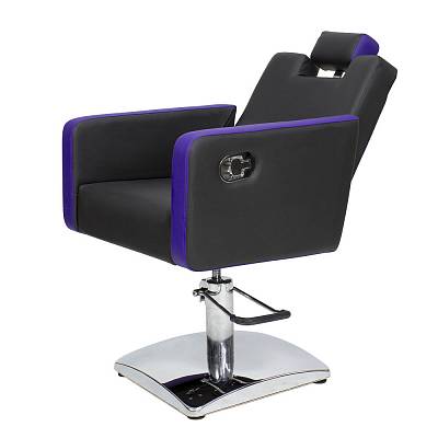 Парикмахерское кресло МД-166 гидравлика, регулировка спинки и подголовника: вид 11